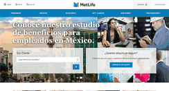 Desktop Screenshot of metlife.com.mx