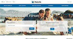 Desktop Screenshot of metlife.com.tr
