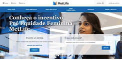 Desktop Screenshot of metlife.com.br